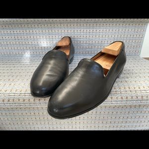 Bragano Black Leather Loafer